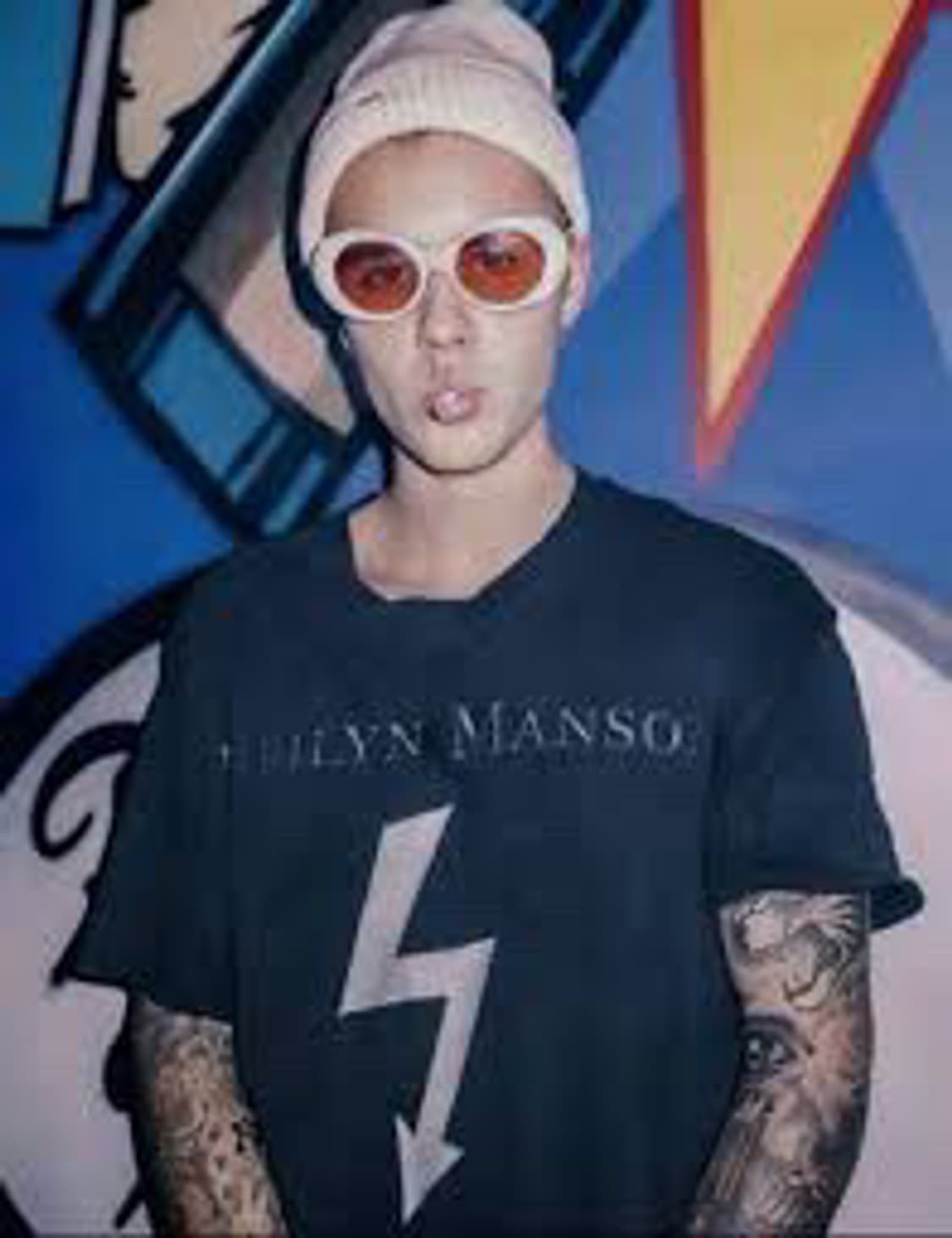 90s marylin manson(마릴린 맨슨) 밴드티 상품이미지1