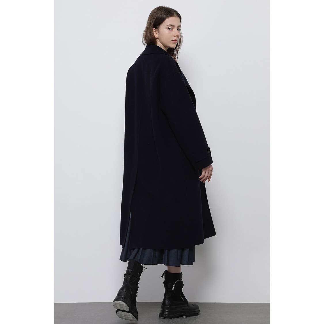SJYP 캐시미어 블렌드 롱 코트 상품이미지2