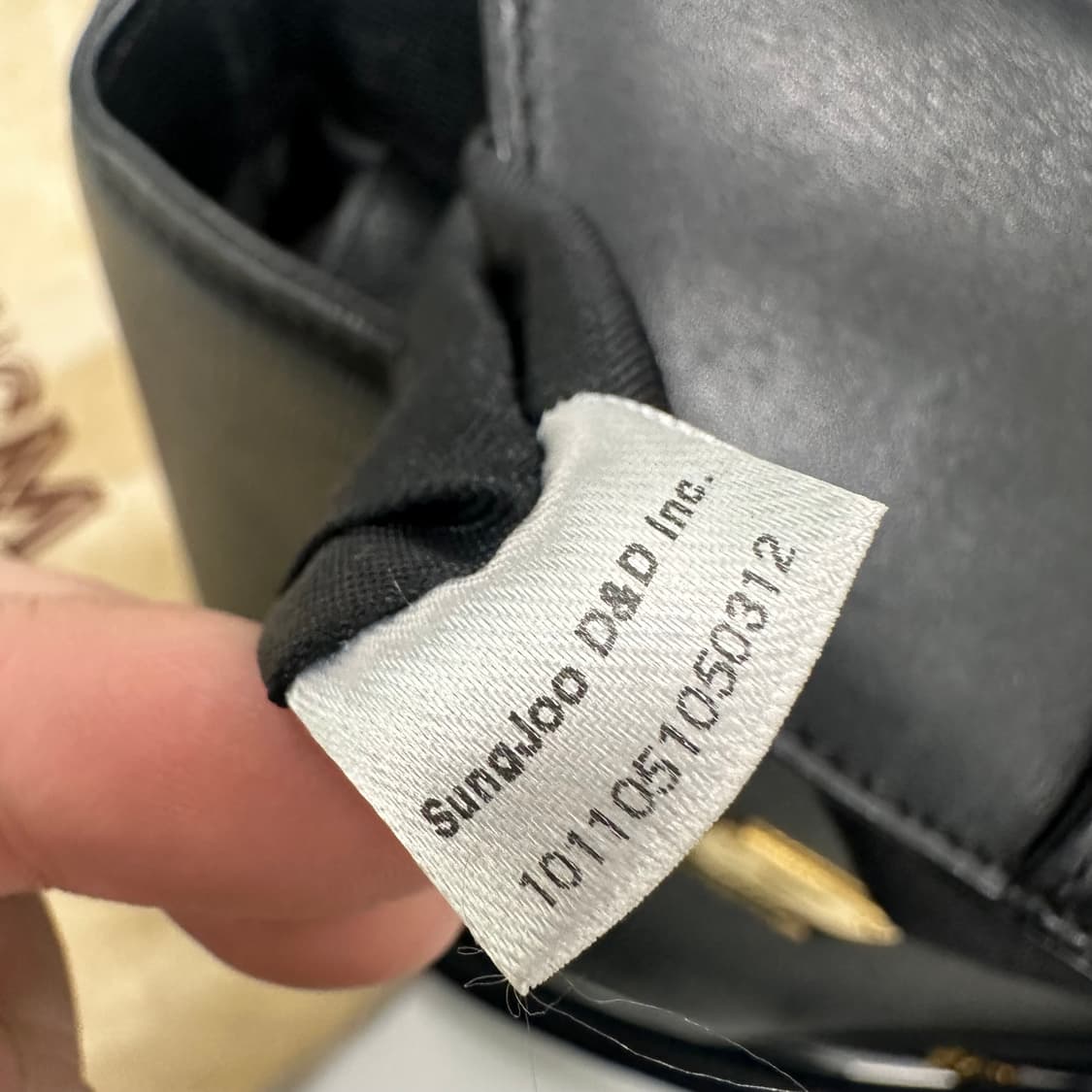 MCM 엠씨엠 사피아노 토트백 미니 버킷백 블랙 상품이미지7