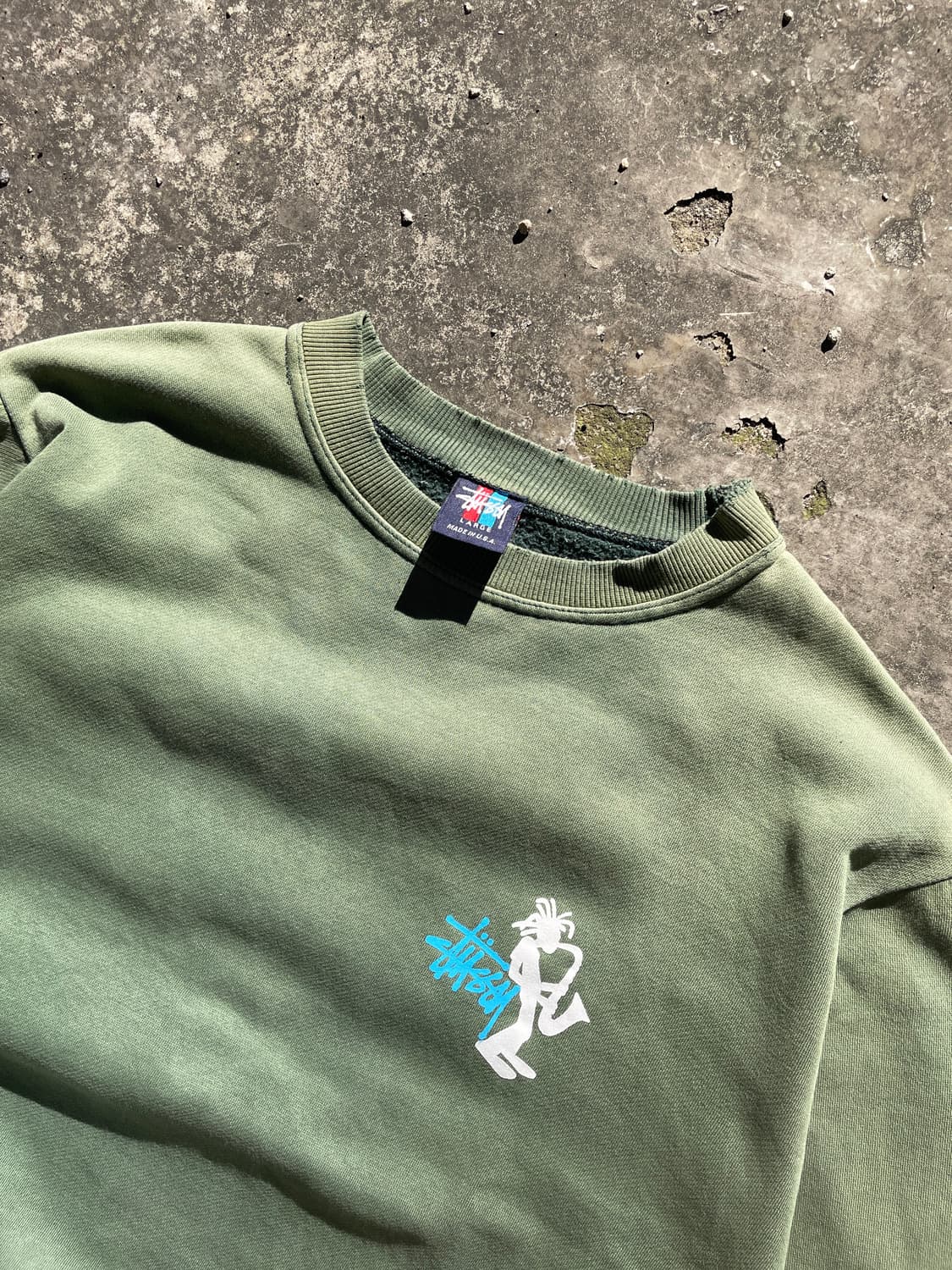 90s 스투시 jazzman sweat shirt L 상품이미지5