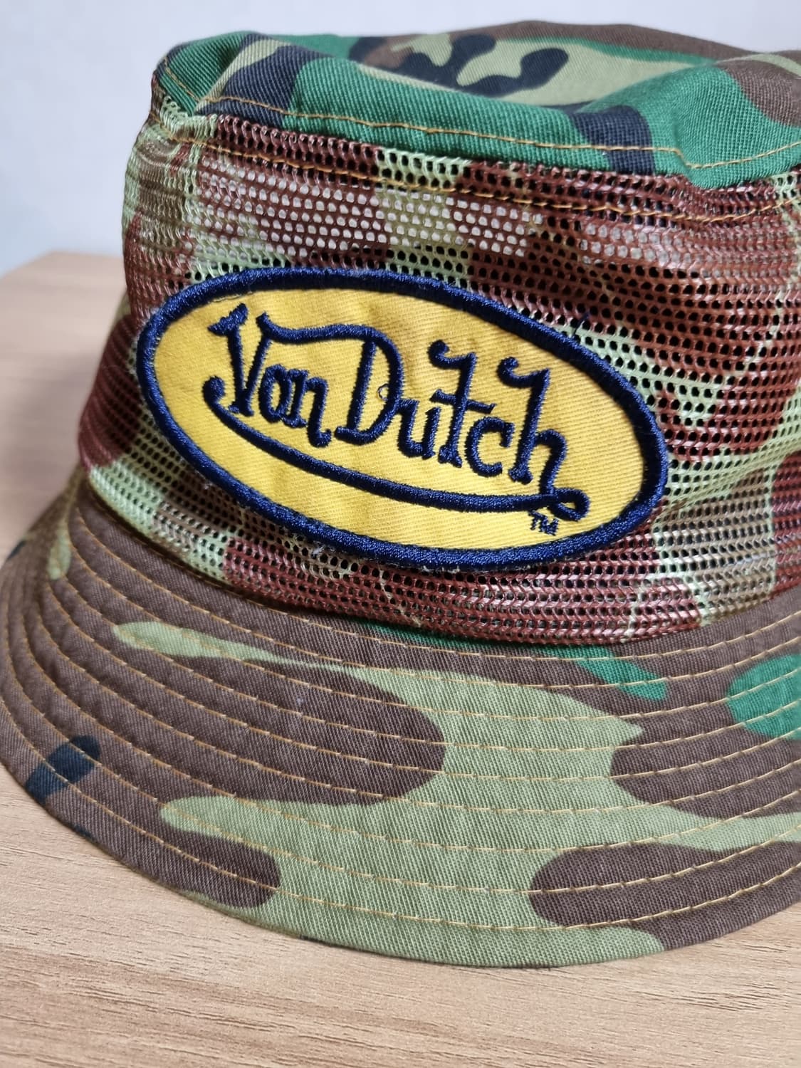 본터치 카모 매쉬 버킷햇 상품이미지2