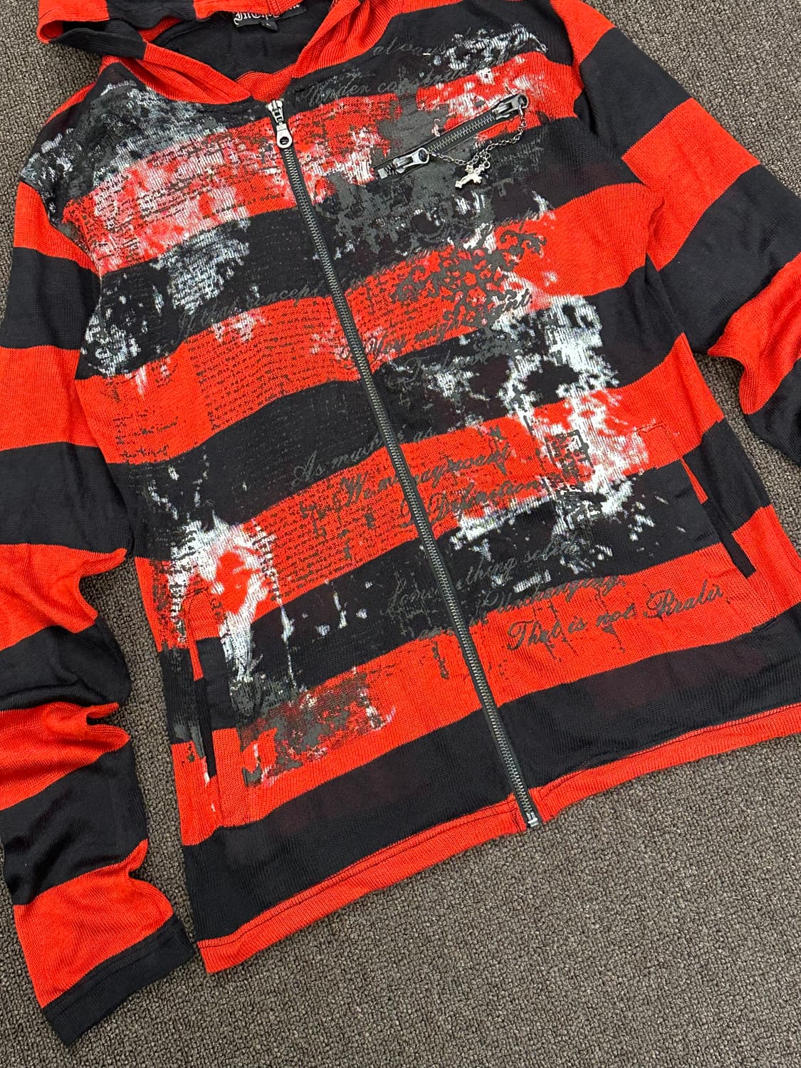 L)In the Attic 빈티지 여성 펑크 후드집업 상품이미지4