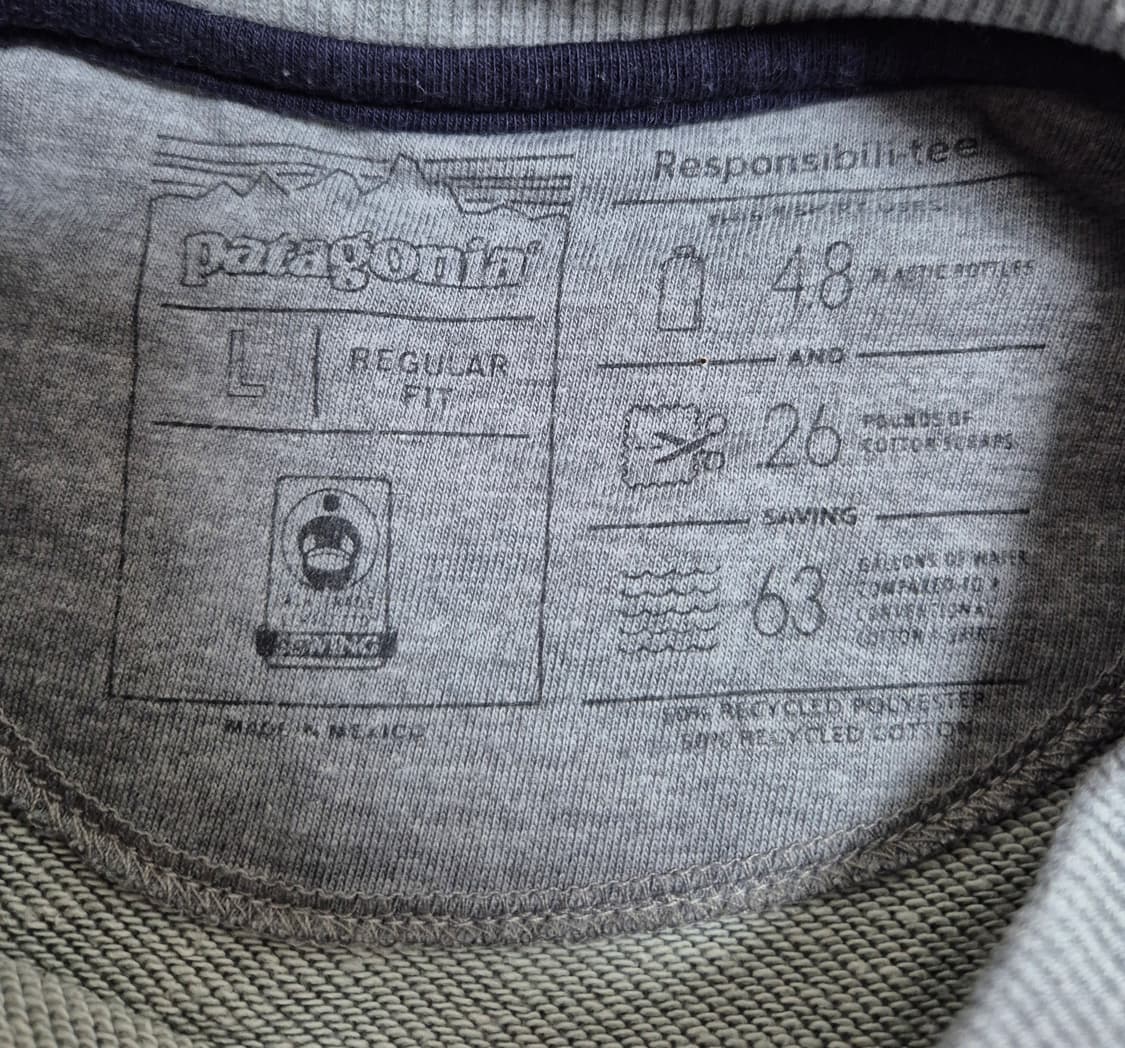 파타고니아 빅로고 맨투맨 상품이미지3