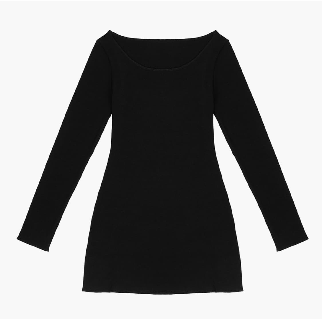 니트 롱슬리브 탑 드레스 상품이미지5