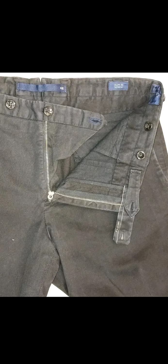 INCOTEX  COTTON CHINO BLACK 상품이미지6