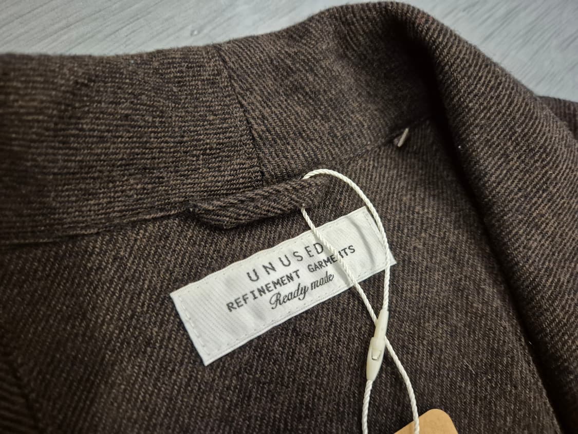 언유즈드 모헤어 울 로브 코트 상품이미지6