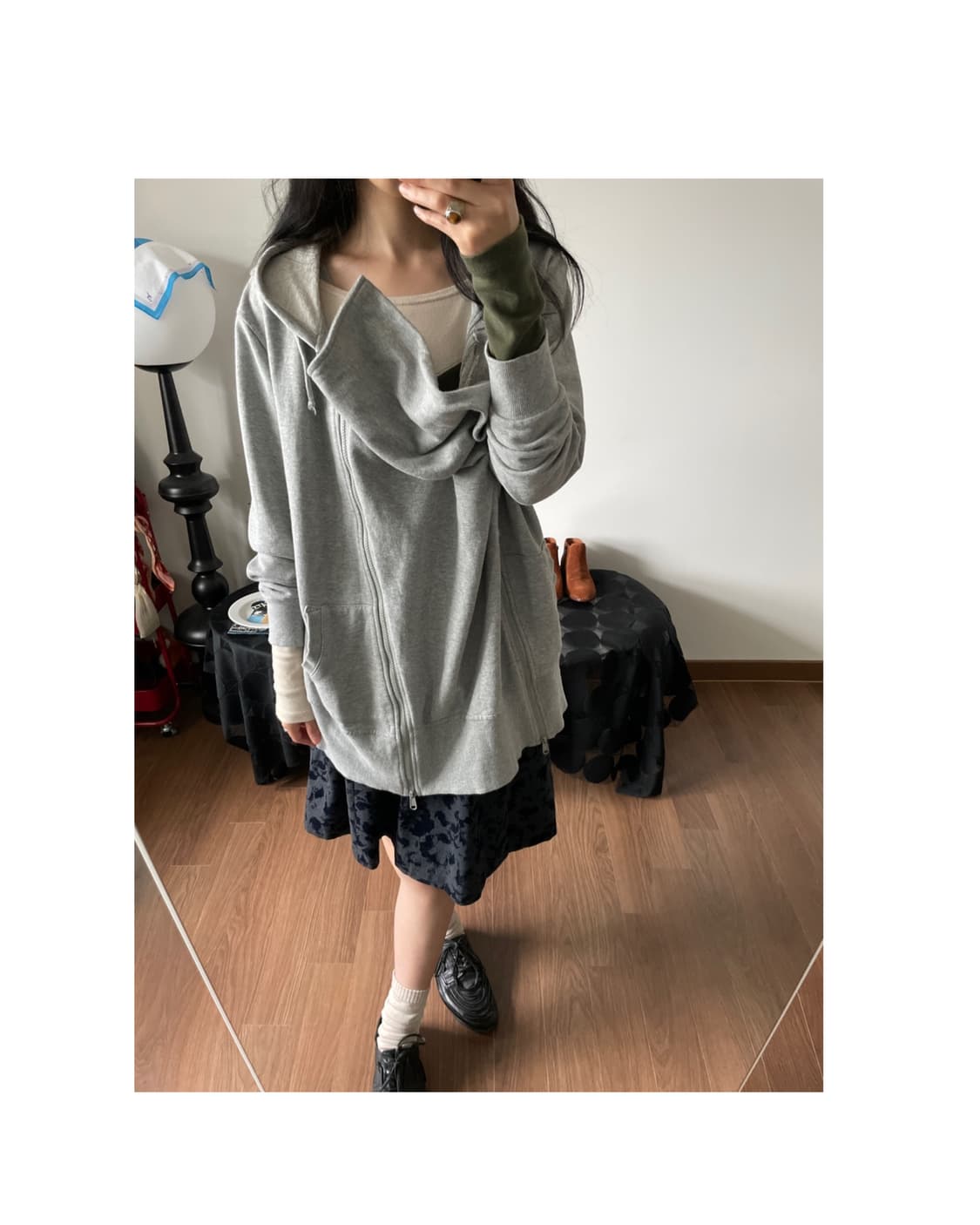 2-way hooded zip-up 상품이미지3