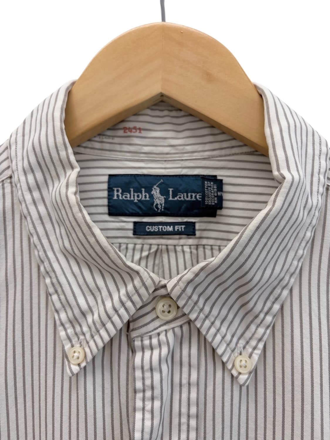 00s 폴로 스트라이프 셔츠 (XL)  상품이미지3