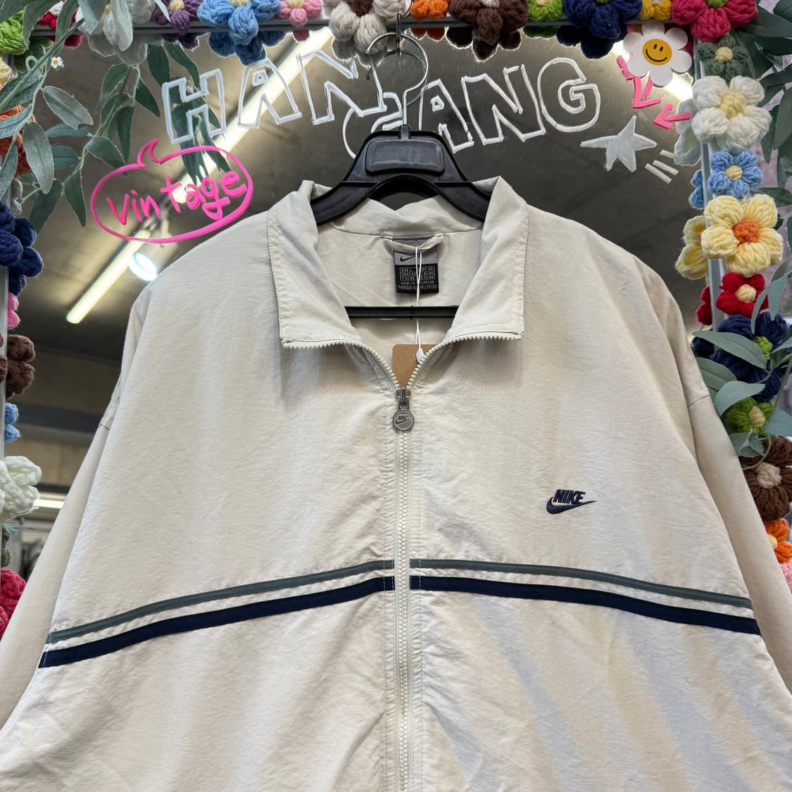 나이키 오버핏 올드스쿨 바람막이 상품이미지2