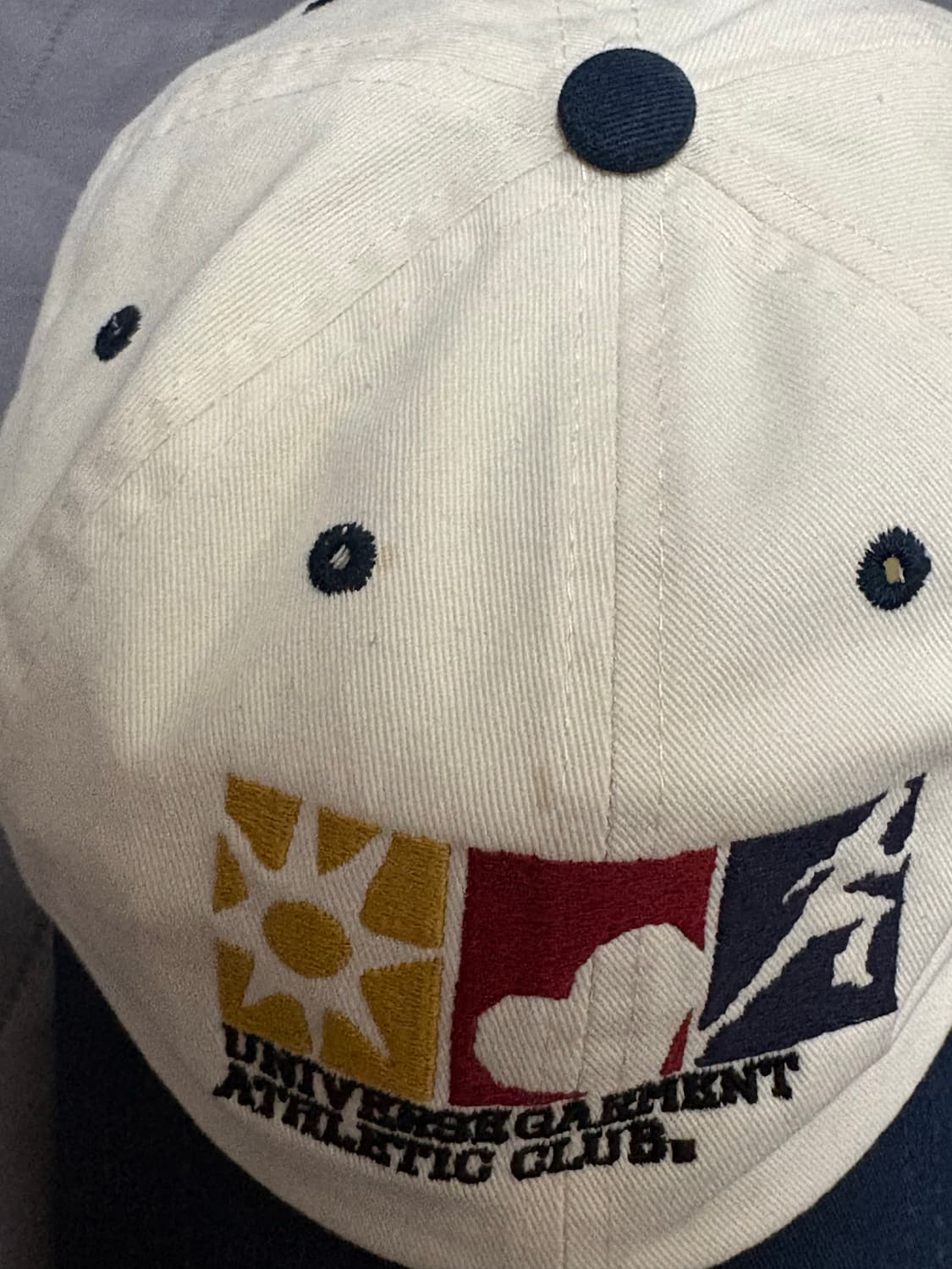 유니버스 가먼트 선샤인 러닝 워싱 볼캡 (네이비) 상품이미지3