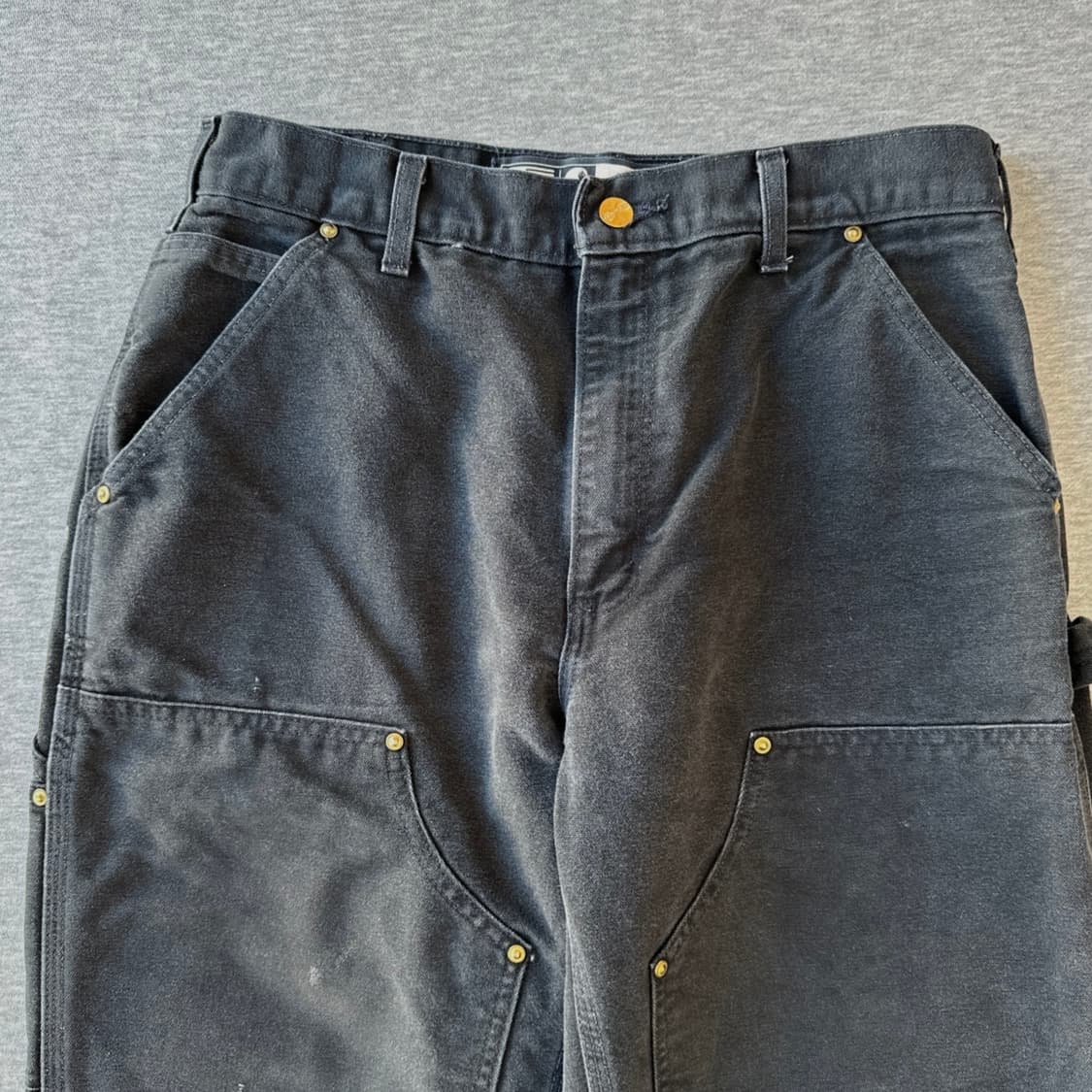 2022년 칼하트 B01 BLK 더블니 워크 팬츠 32 상품이미지2