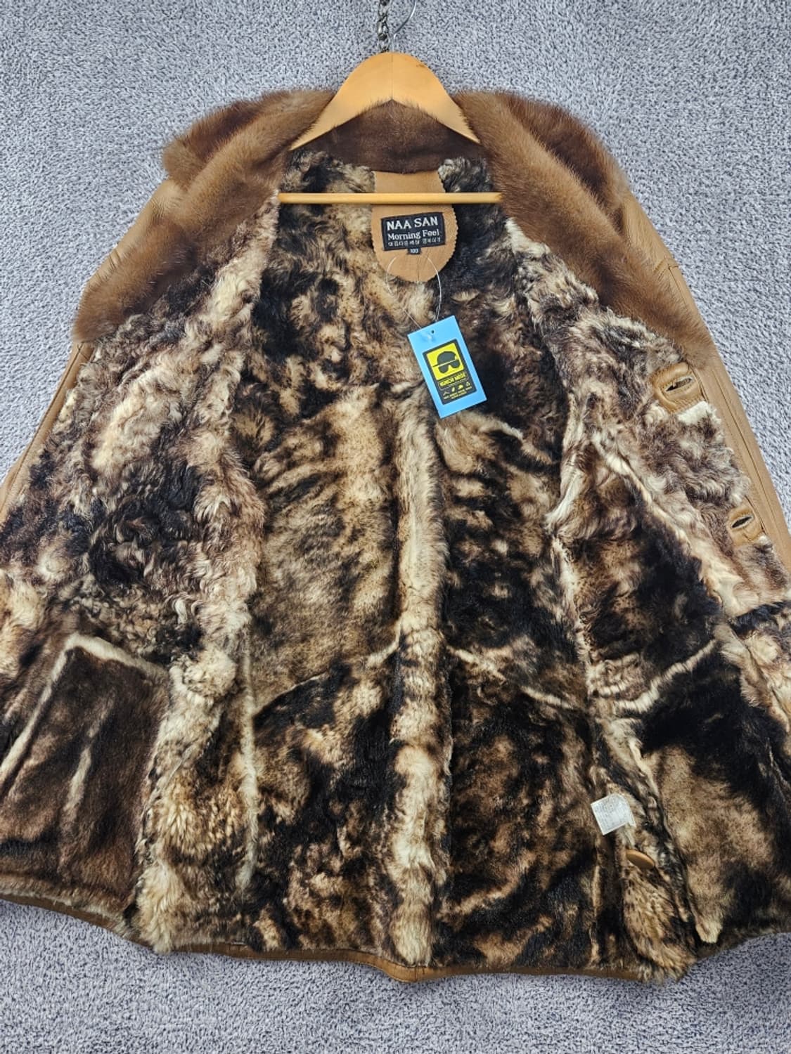 NAA SAN 양털 양가죽 무스탕 코트 ( 100 ) / 11015 상품이미지9