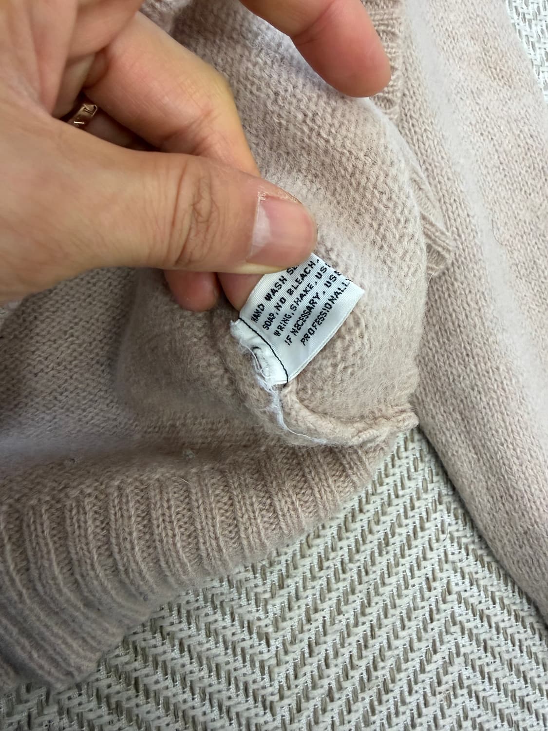 정품) 라코스테 IZOD 80s 여성 울 니트 XL 상품이미지7