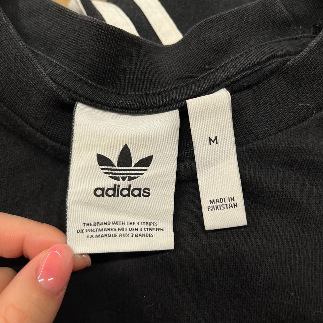 아디다스 검흰 블랙 롱슬리브리스 상품이미지5