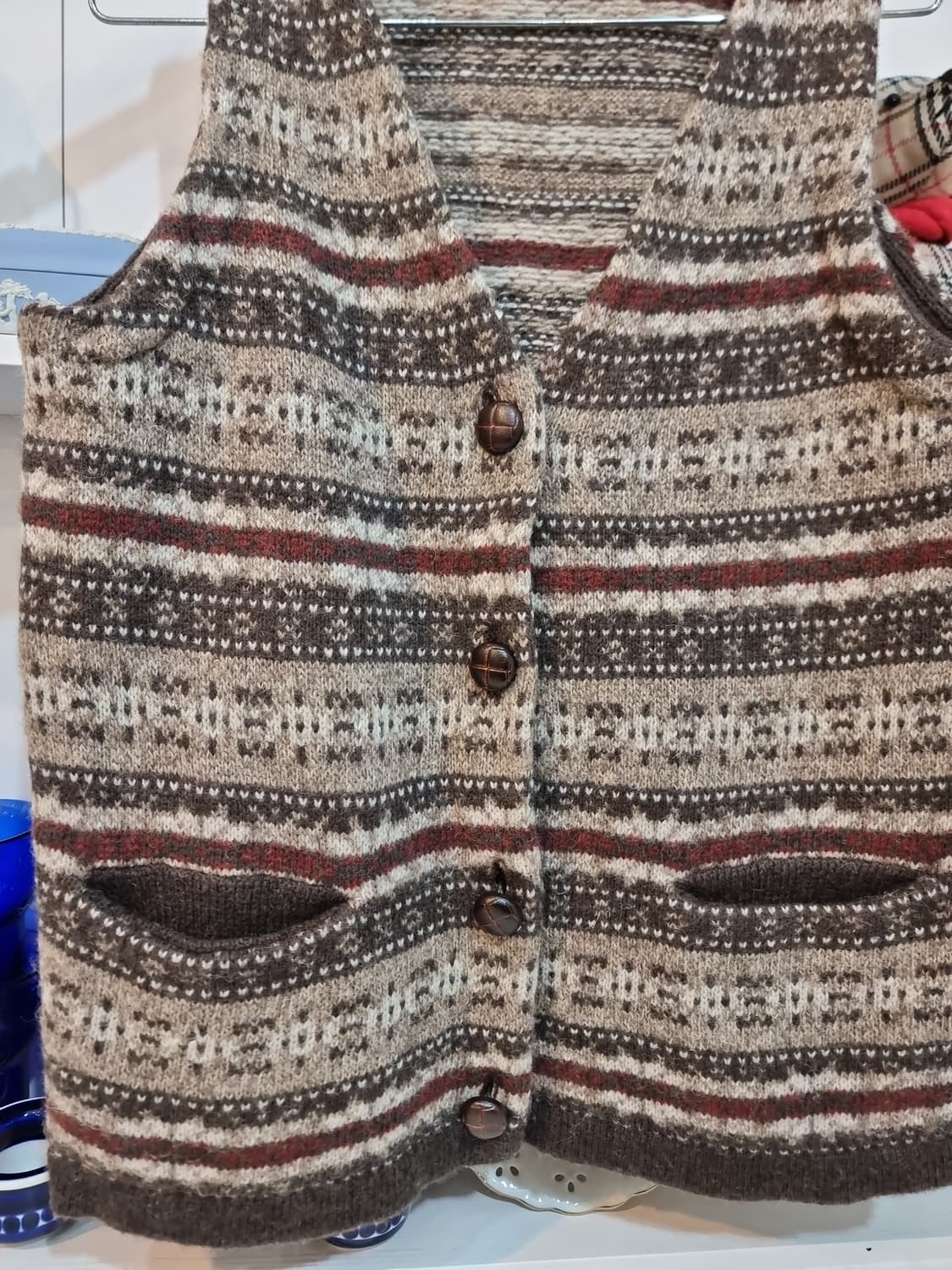 Studio Clip 패턴 니트 조끼 상품이미지2