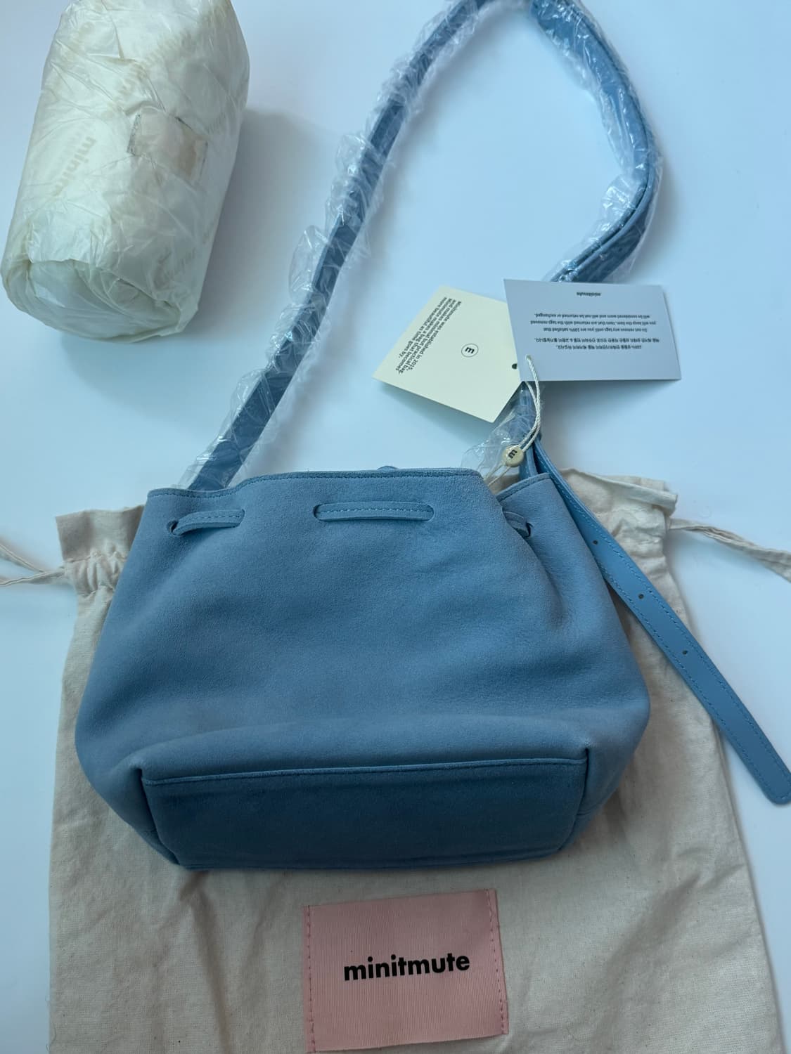 새상품) 미닛뮤트 솔티백 가든블루 상품이미지5
