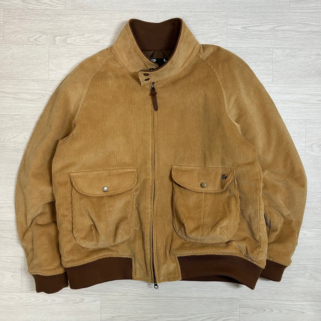 이알티알 코듀로이 헤링턴 자켓(L) 판매합니다 상품이미지2