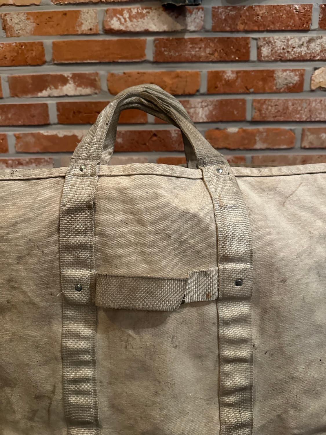 50s USA Vintage Canvas Coal Bag 상품이미지2