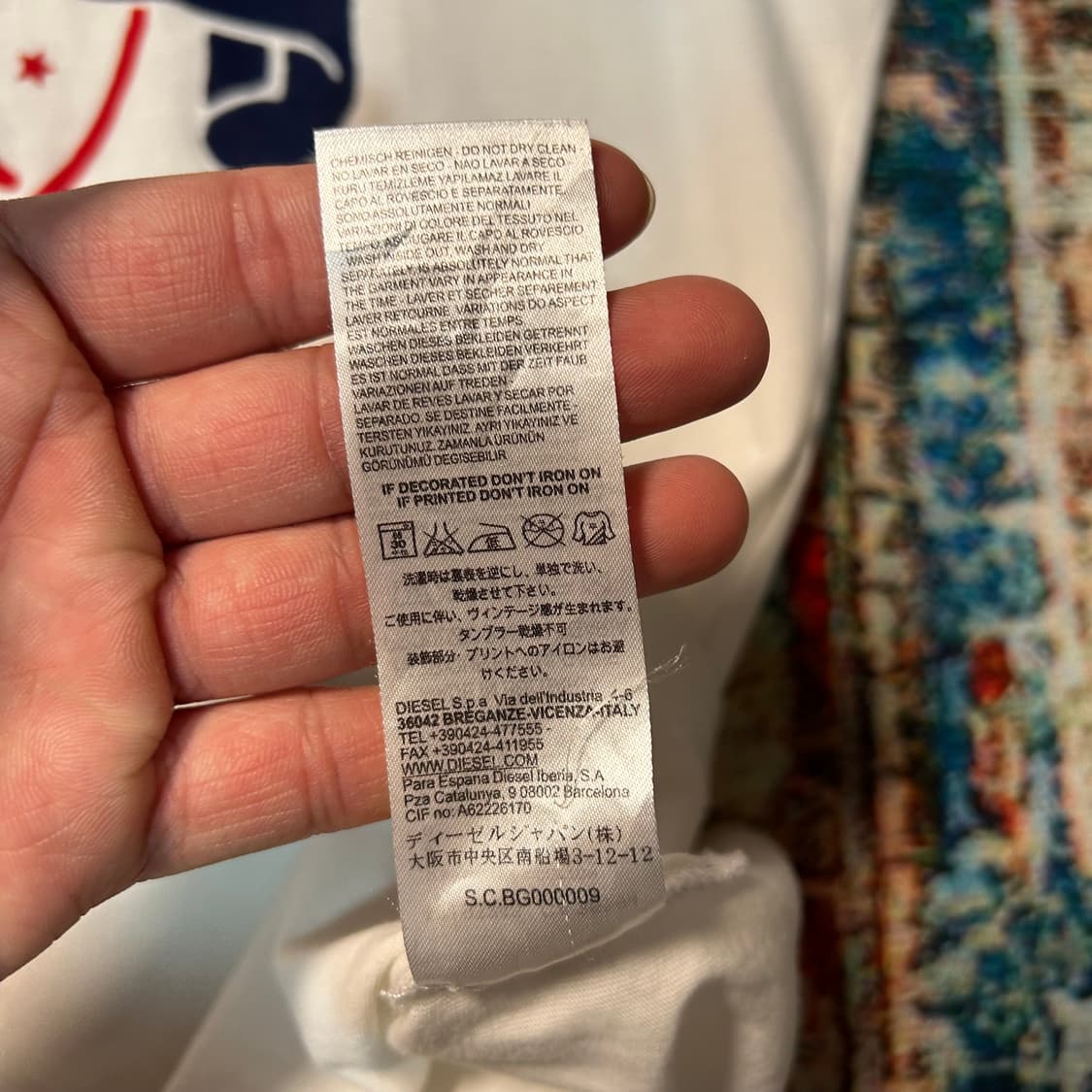 [L] 디젤  아카이브 30th Anniversary 일본 한정판 반팔티 상품이미지5