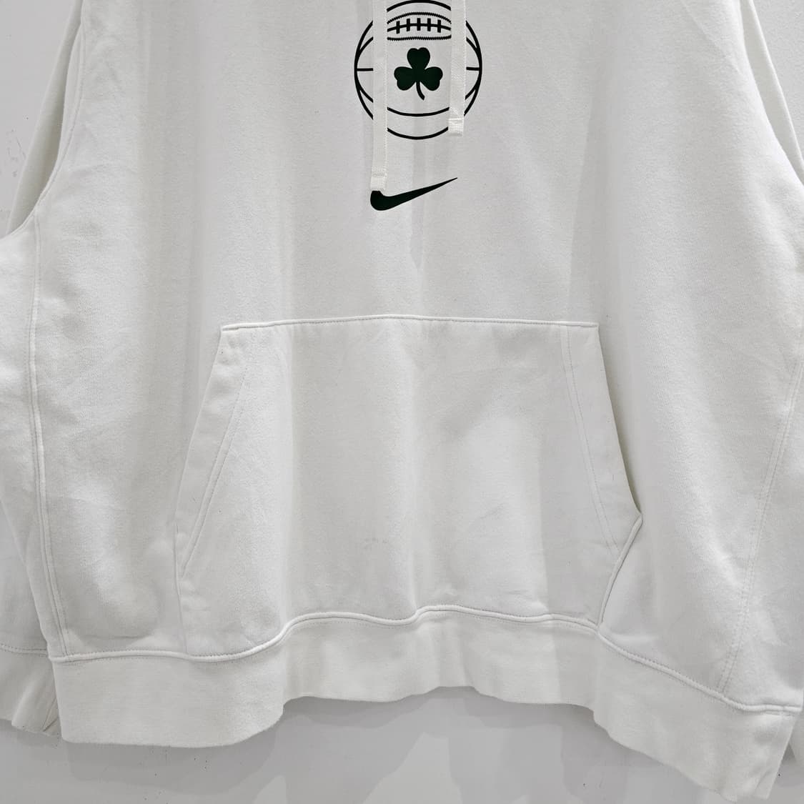 나이키 화이트 클로버 후드 티셔츠 기모 상품이미지3