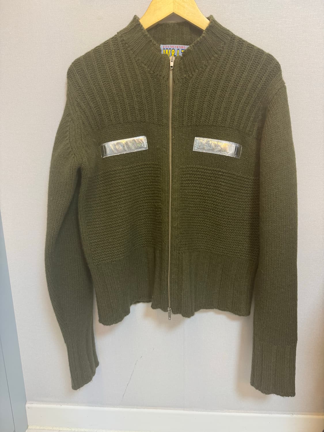 walter van beirendonck 니트집업 상품이미지1