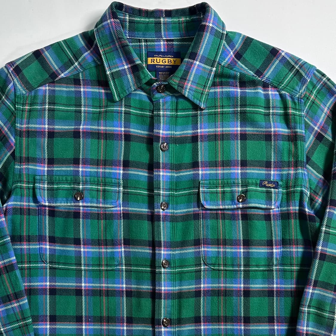 폴로 럭비 파이렉스 플란넬 체크 셔츠 상품이미지2