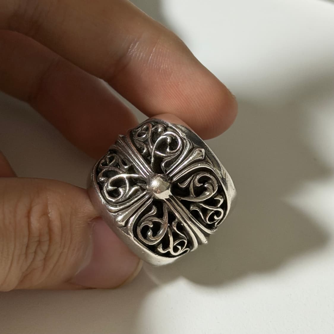 (국내영수증 풀구성)US8.5 (18호) 크롬하츠 클래식 오발링 상품이미지2