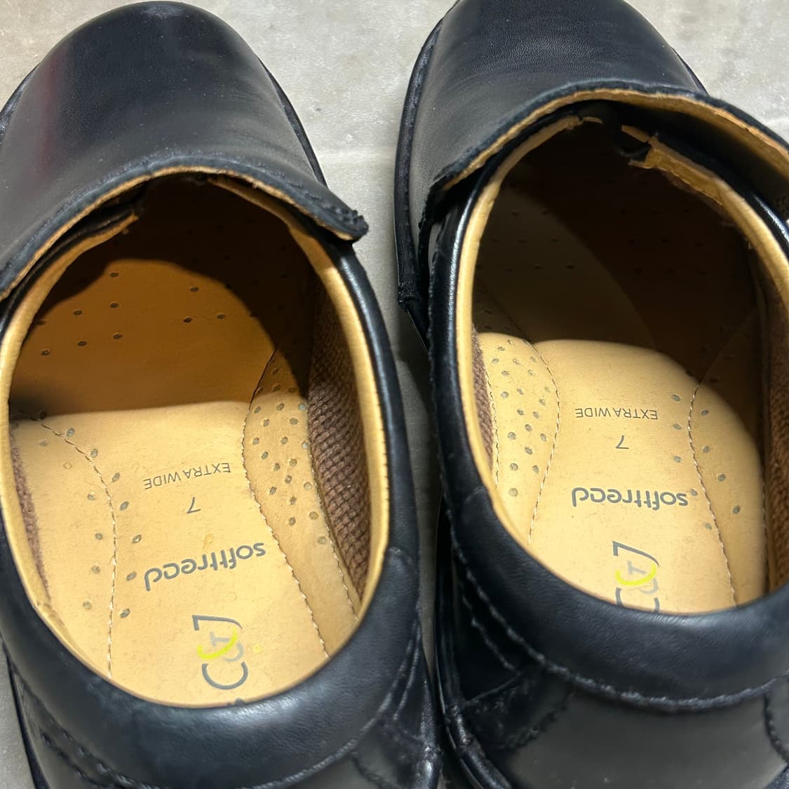 260) 클락스 Clarks 블랙 레더 슬립온 신발 상품이미지7