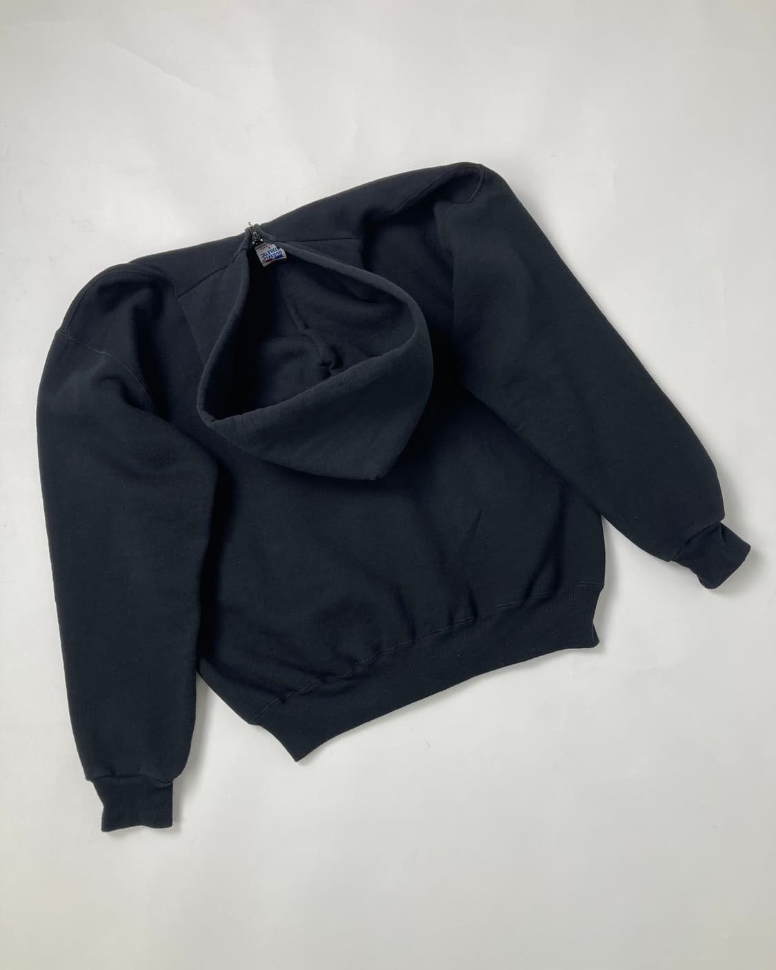 90s Russell Zip Up Hoodie (black) 상품이미지2