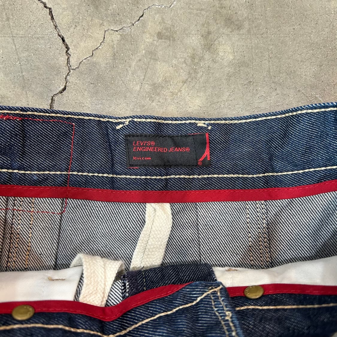 리바이스 엔지니어드진 미디 스커트 상품이미지2