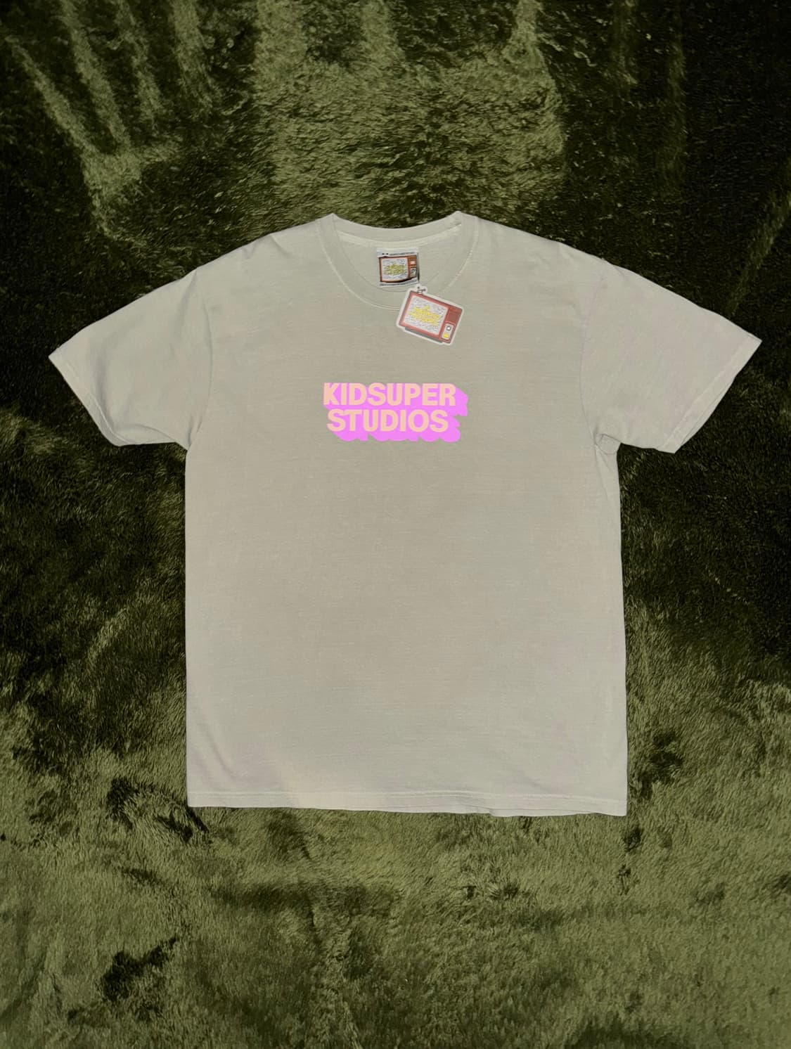 [XL] KIDSUPER 키드슈퍼 22AW 컬렉션 로고 튜블러 티셔츠 상품이미지1