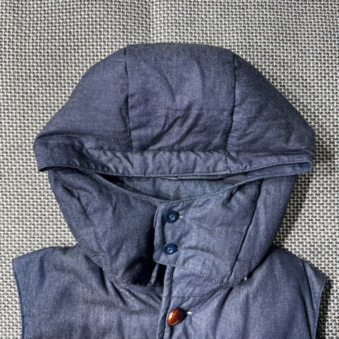 DANTON X BEAMS 패딩 베스트 네이비(105/OLD-8057) 상품이미지7