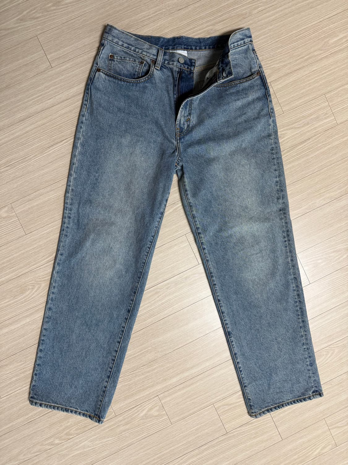 디네댓 regular jeans washed blue 상품이미지2