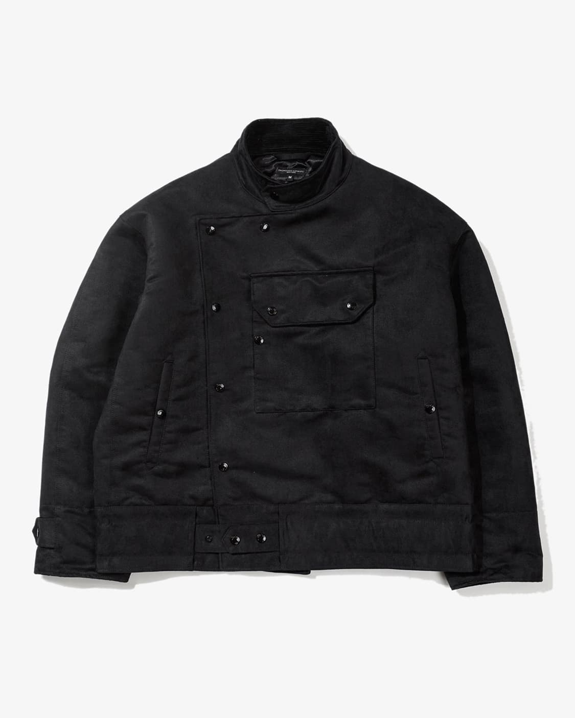 엔지니어드 가먼츠 모토자켓 블랙 페이크스웨이드 상품이미지2