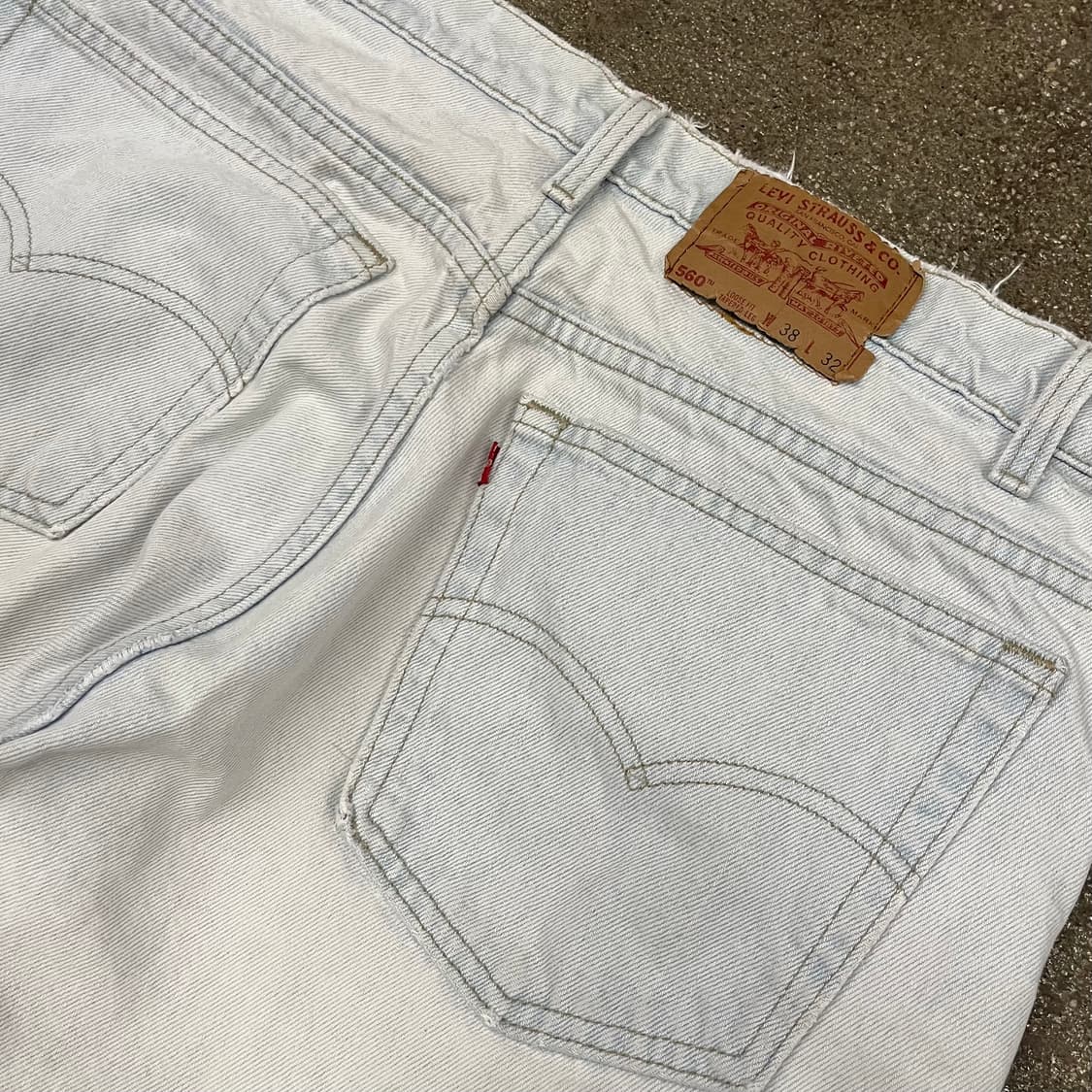 90s Levis560 배기진 (37“) 상품이미지3