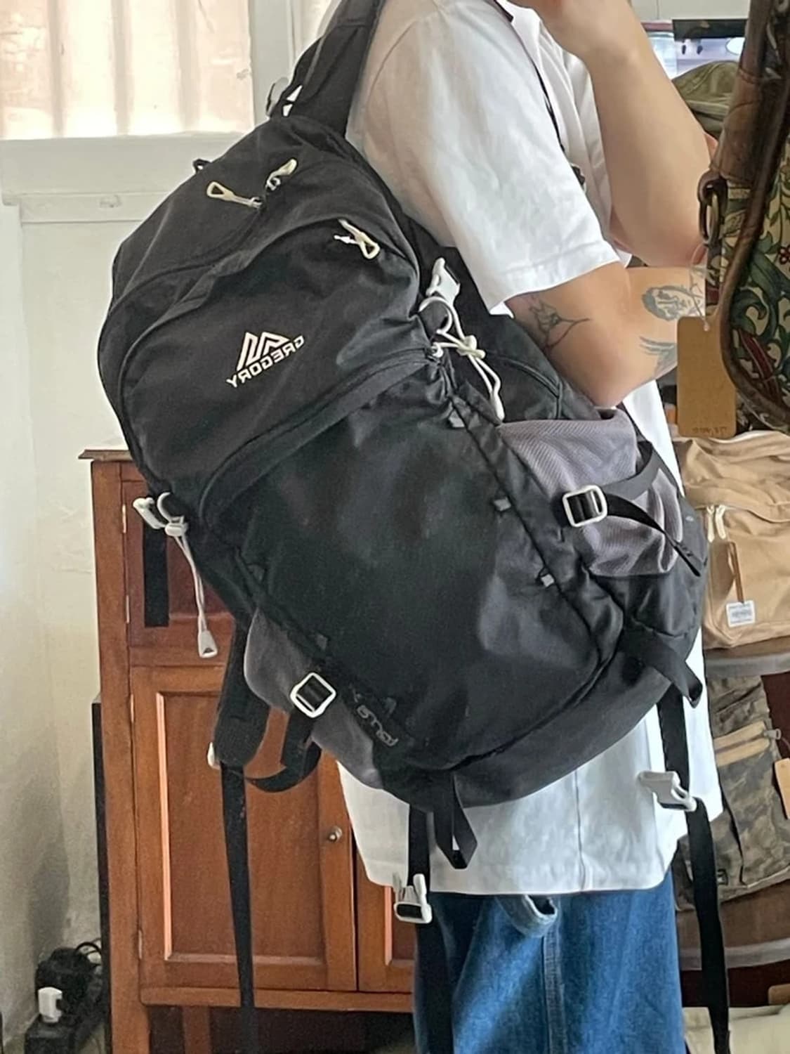 그레고리 18FW 립스탑 테라 30L 블랙 백팩 A1438 상품이미지2