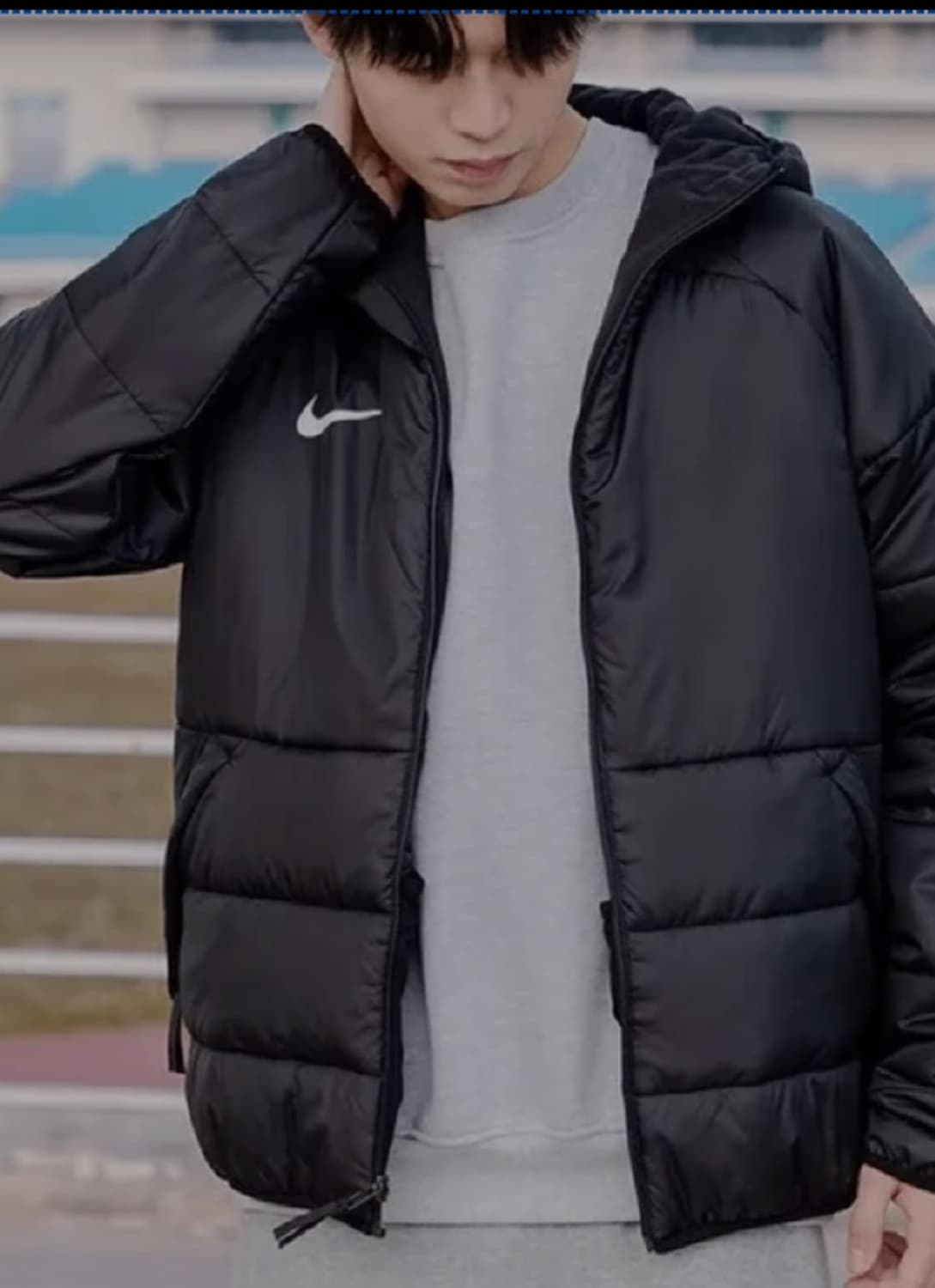 나이키 THERMA-FIT 블랙 패딩 L 상품이미지1