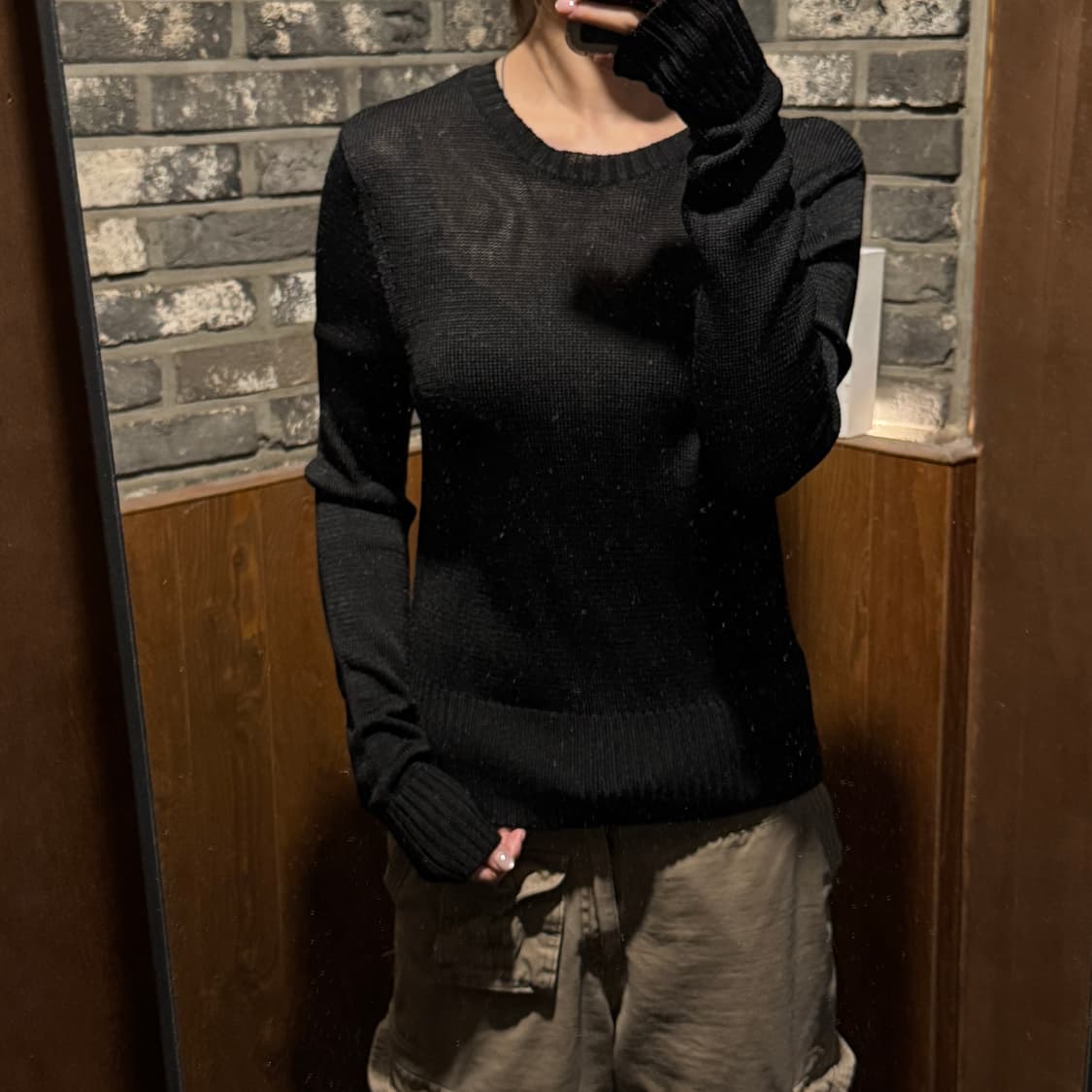 M) 폴로 랄프로렌 진스 레이온 라운드넥 긴팔 니트 상품이미지7