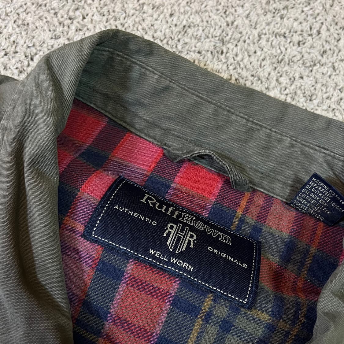 Ruff Hewn 빈티지 오버셔츠 상품이미지4