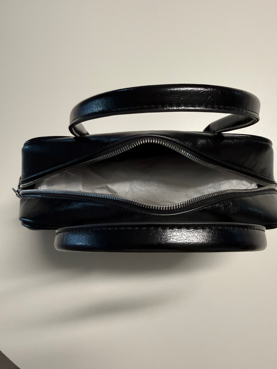 제니/수지가방-니히(NIEEH) 스퀘어백 블랙 일반사이즈 (A급/공홈구매 상품이미지3