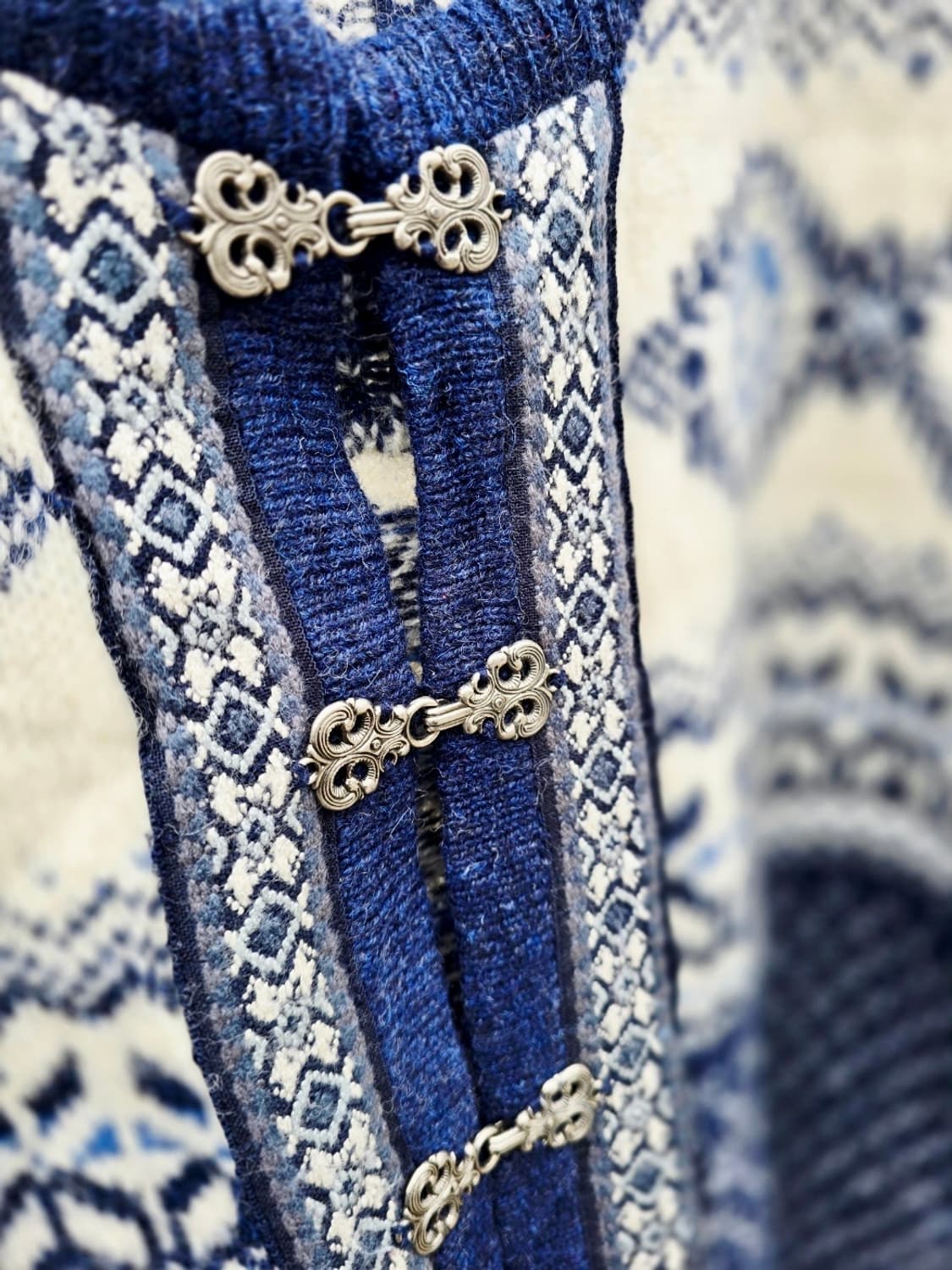 유럽 노르딕스웨터 가디건 by woolrich 상품이미지3