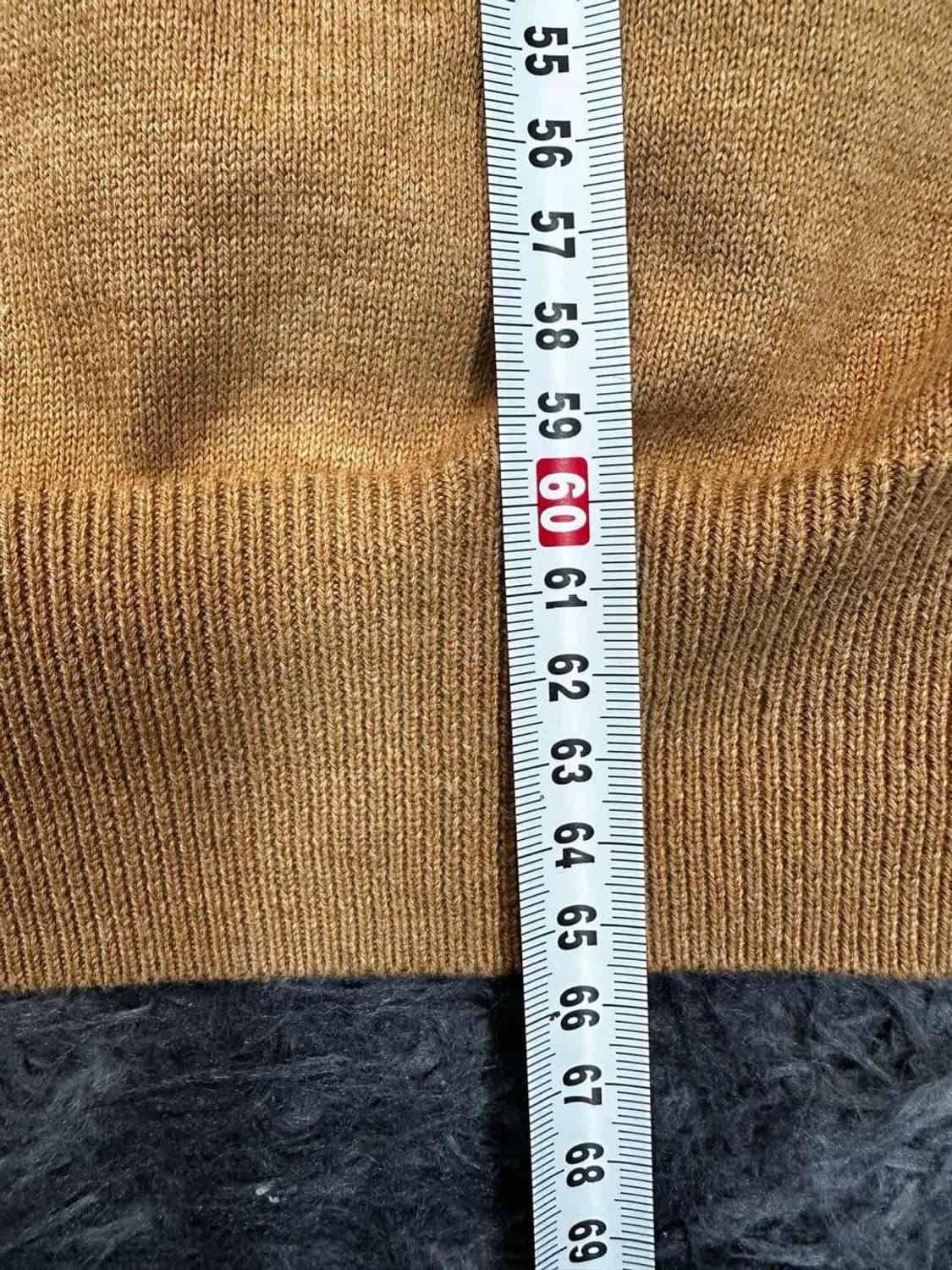 타미힐피거 베이지 핀터깔 프리미엄 코튼 니트(S) 상품이미지5