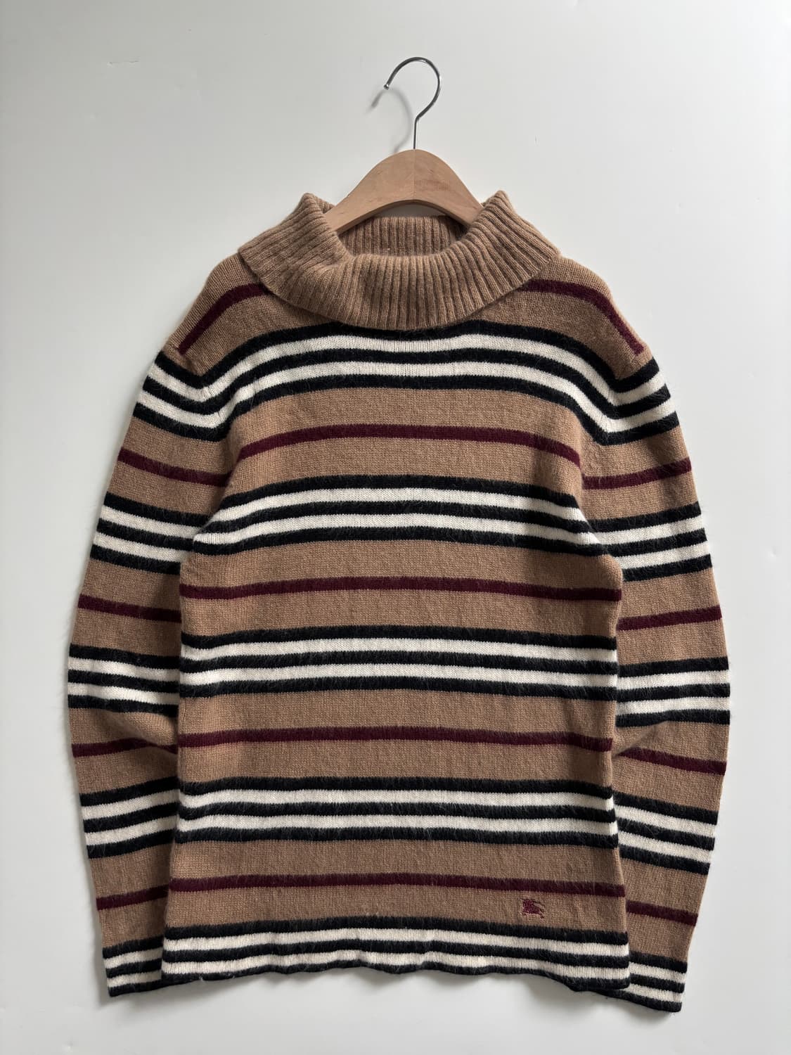 Burberry 버버리 블랙라벨 스트라이프 터틀넥 니트 스웨터 상품이미지1