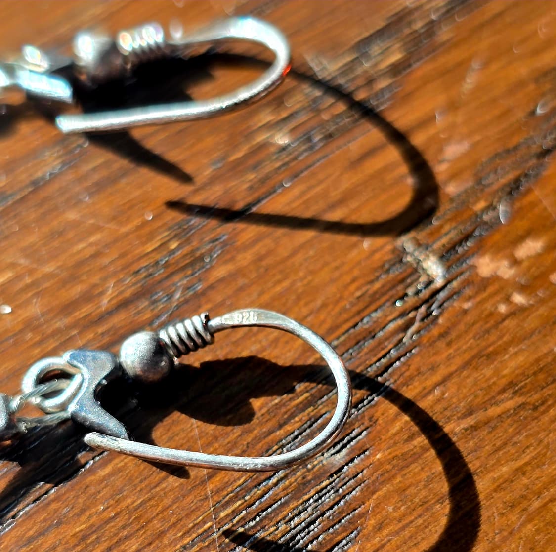 🇺🇸925실버 앰버 원석 앤틱 목걸이 귀걸이 세트 상품이미지9