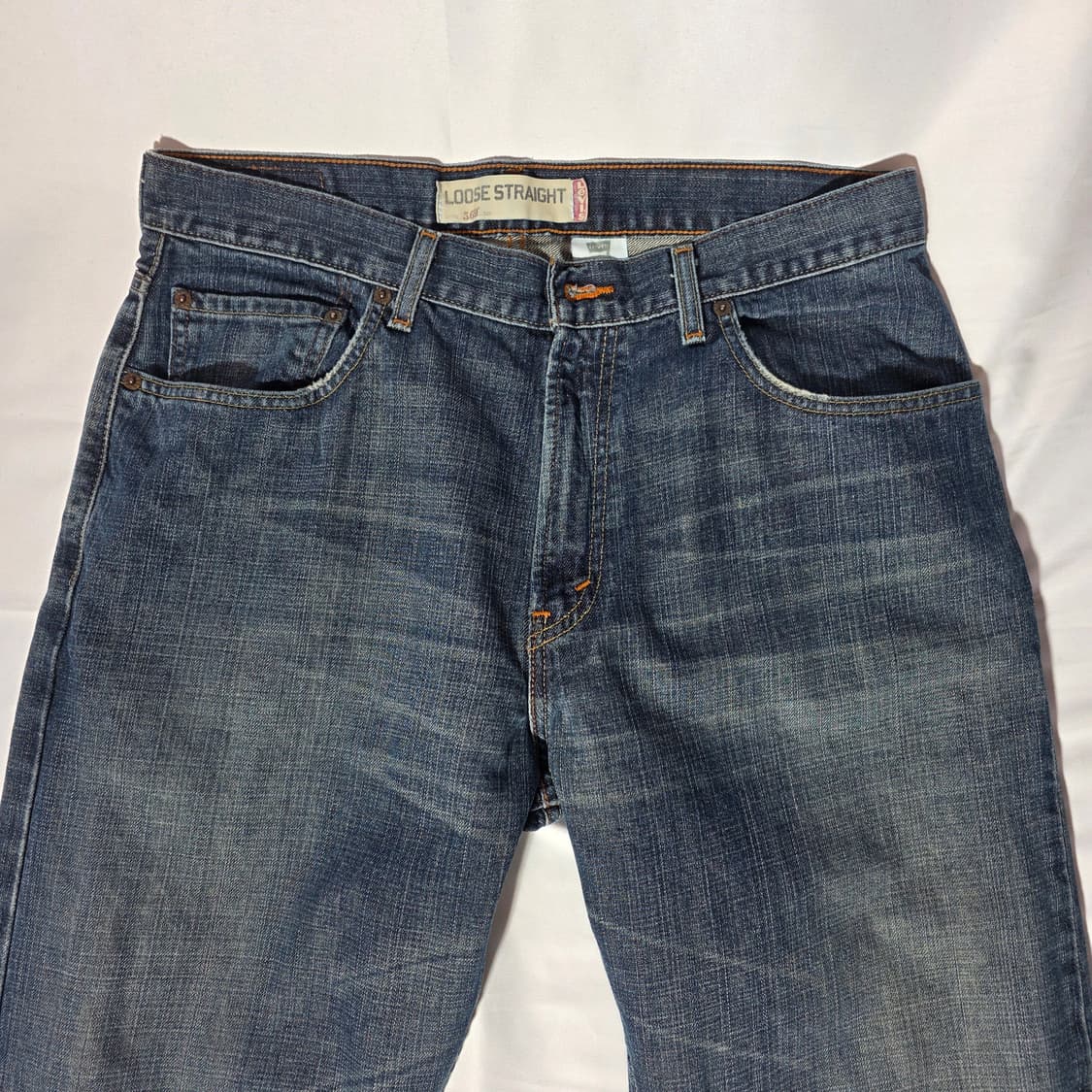 [W33L30]00s 리바이스 569 루즈 스트레이트핏 데님 팬츠 상품이미지2