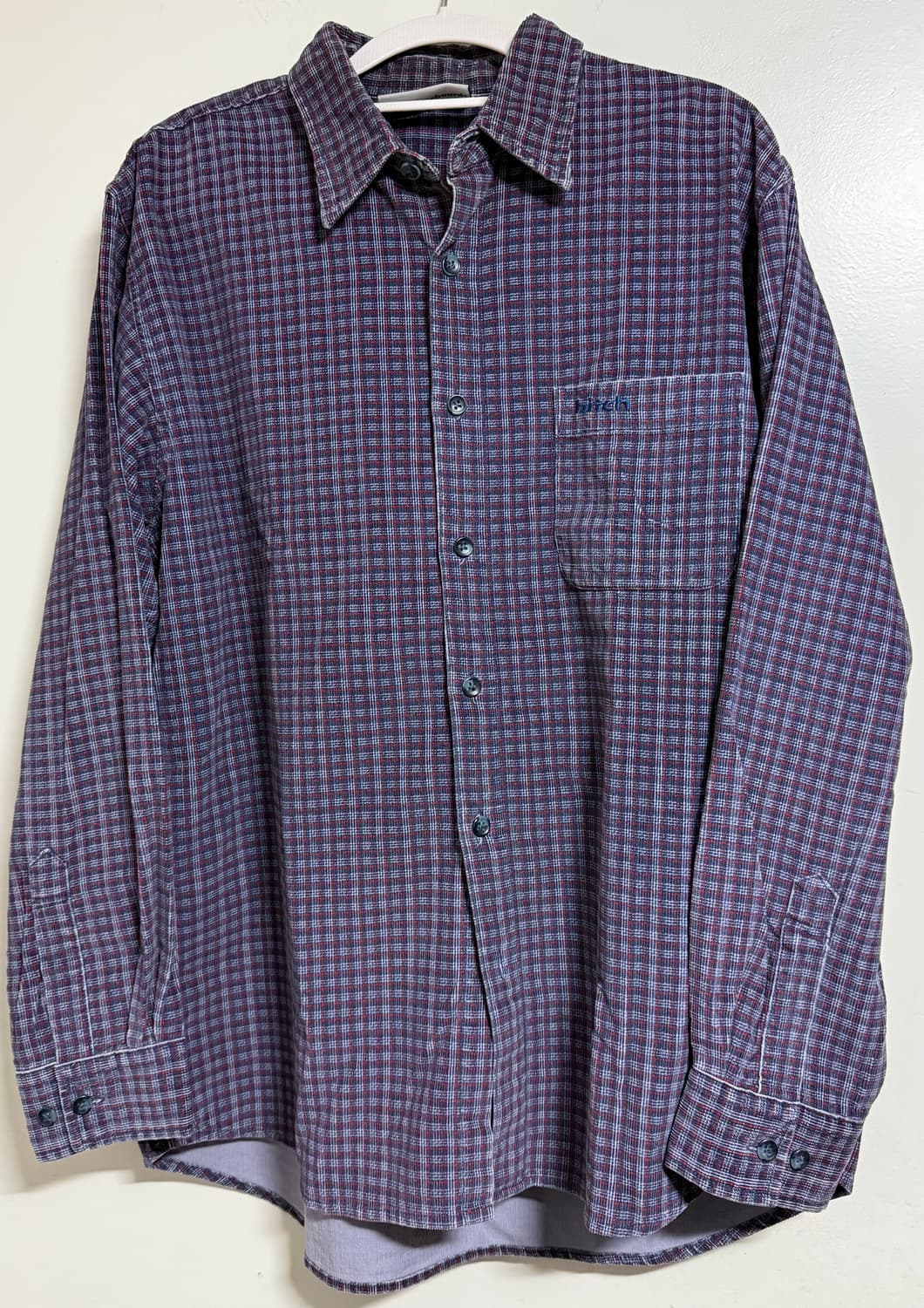 비치스케이트보드 체크셔츠 상품이미지1