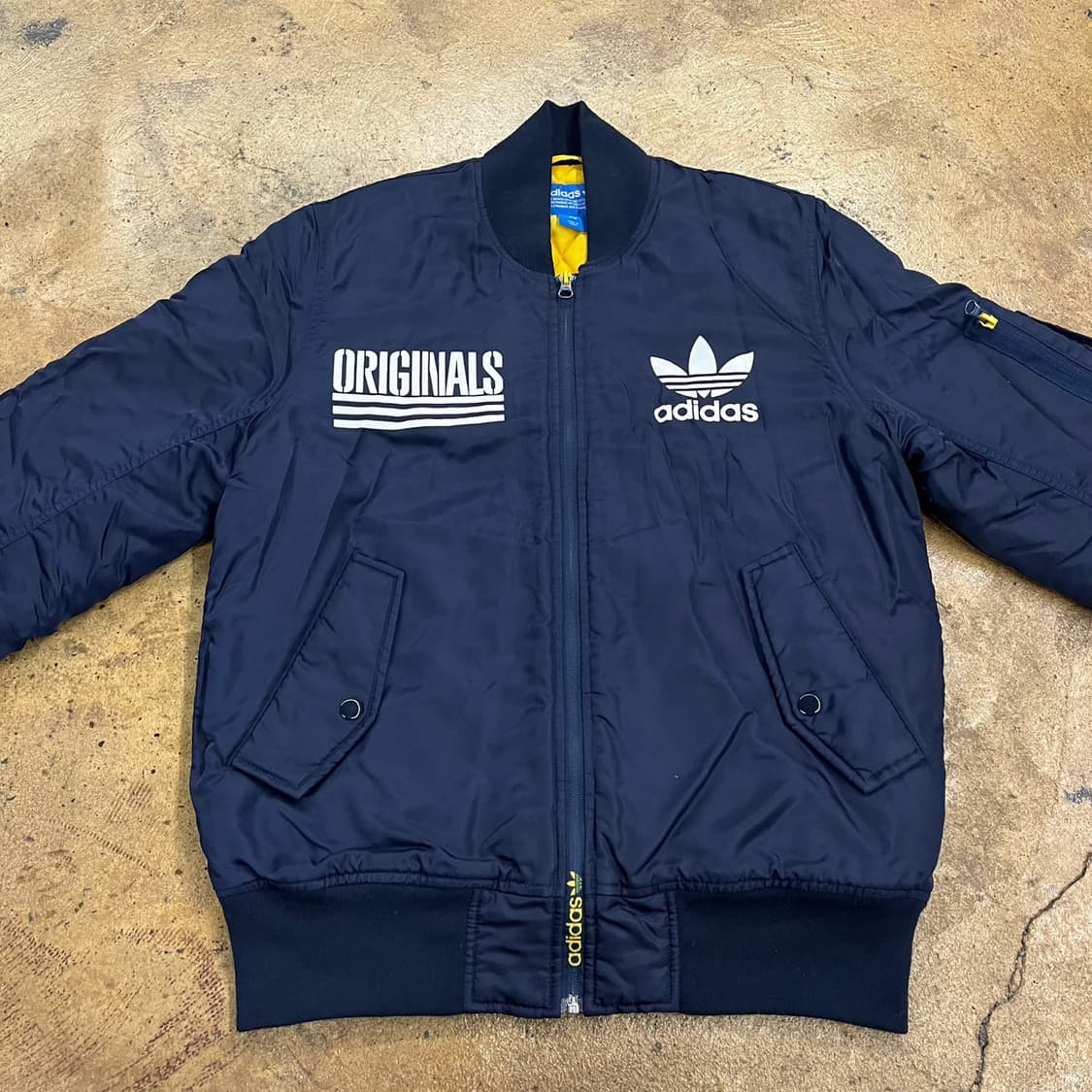 [정품/90] 아디다스 퀄팅 누빔 파이어버드 ma-1 항공자켓 b19 상품이미지3