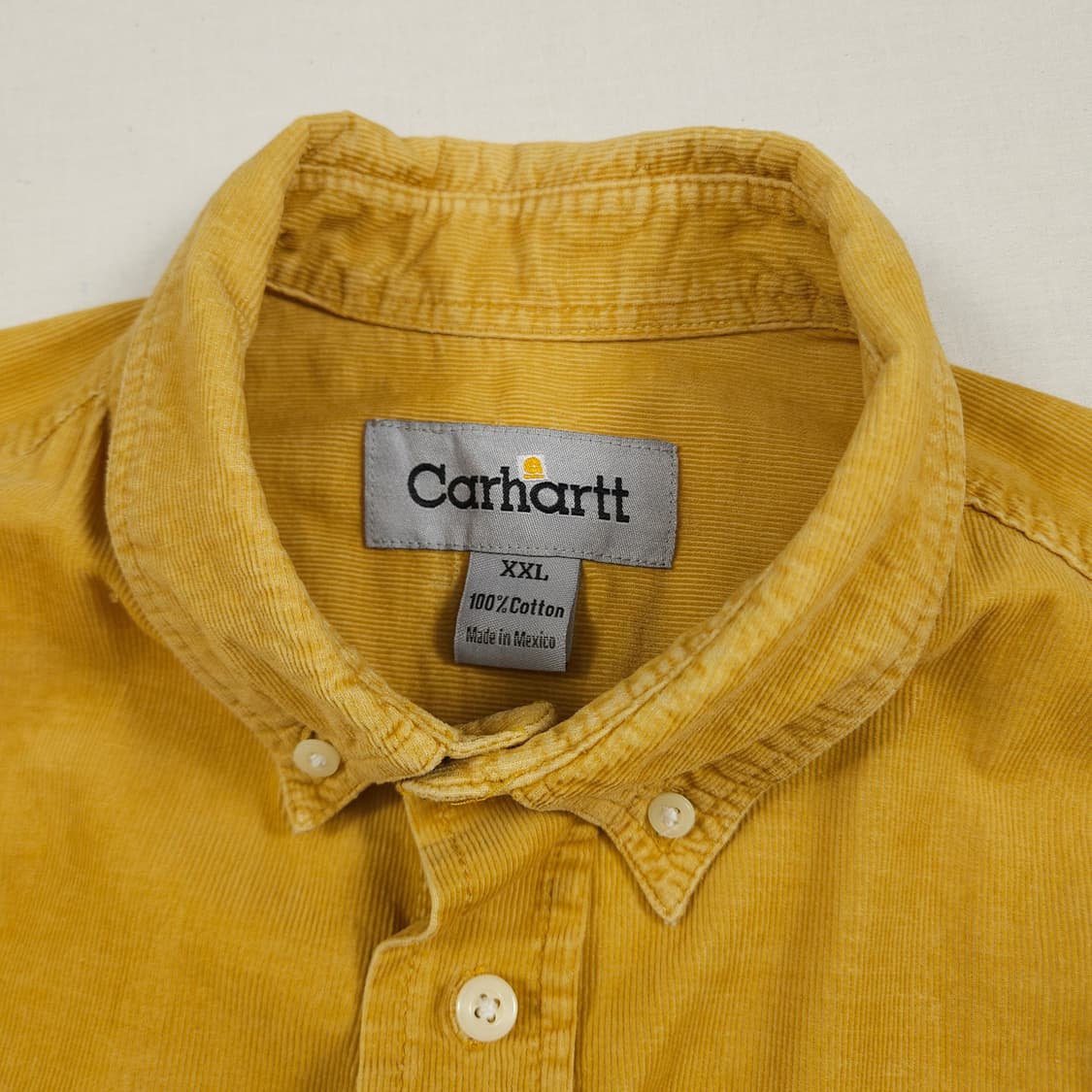 2XL(110) 칼하트 리워크 코듀로이셔츠 머스타드 상품이미지4