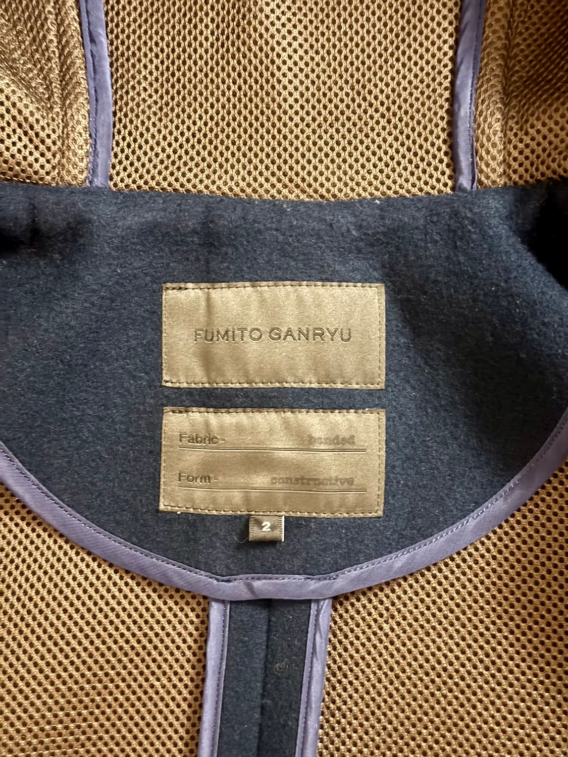 [2size/Navy] 후미토간류 더플코트 22AW 상품이미지2