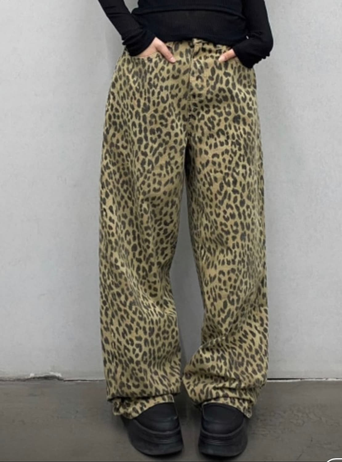 ersco 레오파드 팬츠 2사이즈 상품이미지1